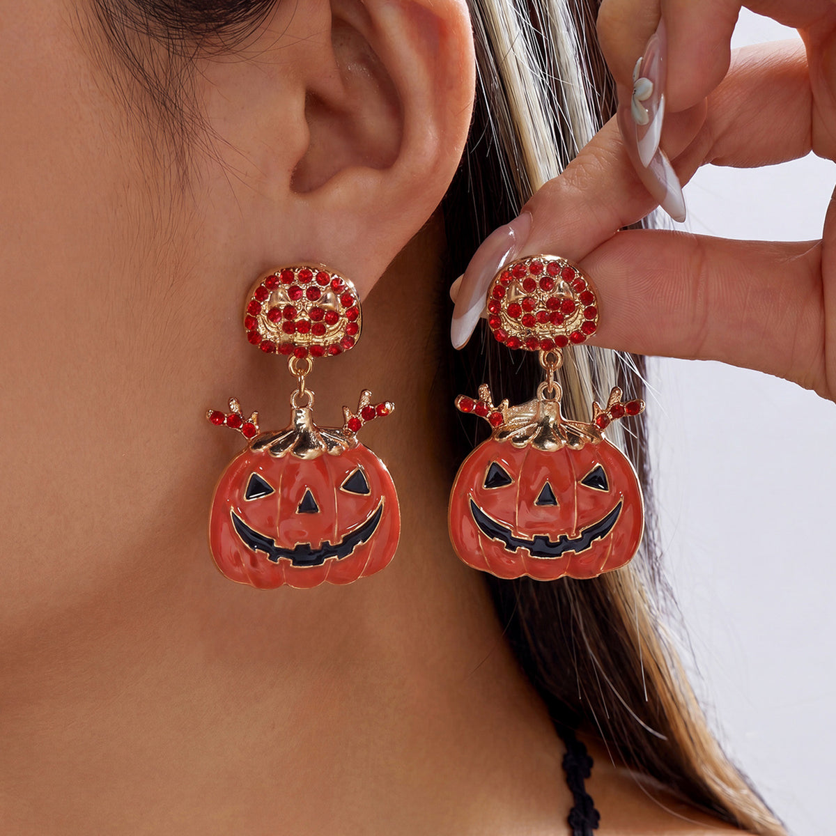 Halloween Pumpkin Ghost Earrings Eight Designs · mproduct-55b4bc808c0bdfd363ca
