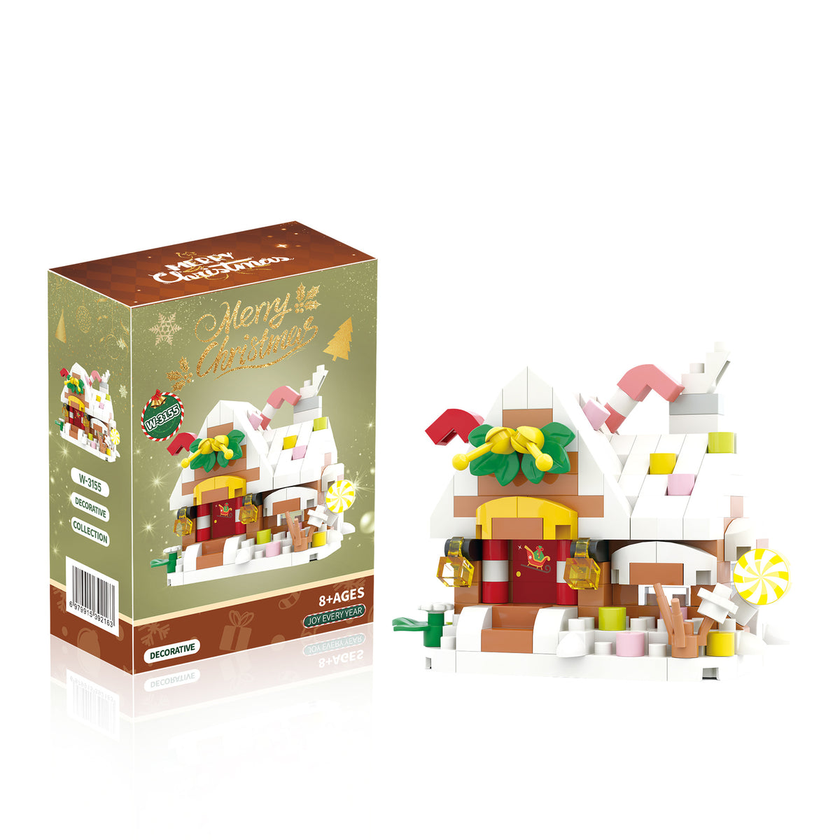 Christmas House Building Block Miniatures Nine Designs · mproduct-ce6fb3328a953a086350