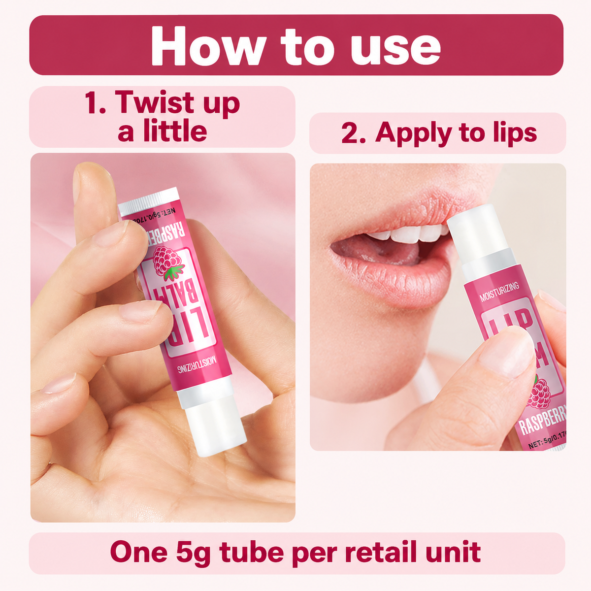 MISS FACTORX Twist-Up Lip Balm – 5 g Single Stick 6