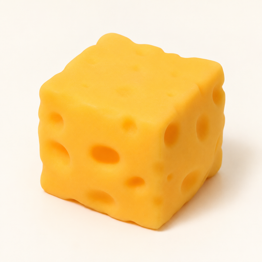 Cheese Cube Squishy Toy