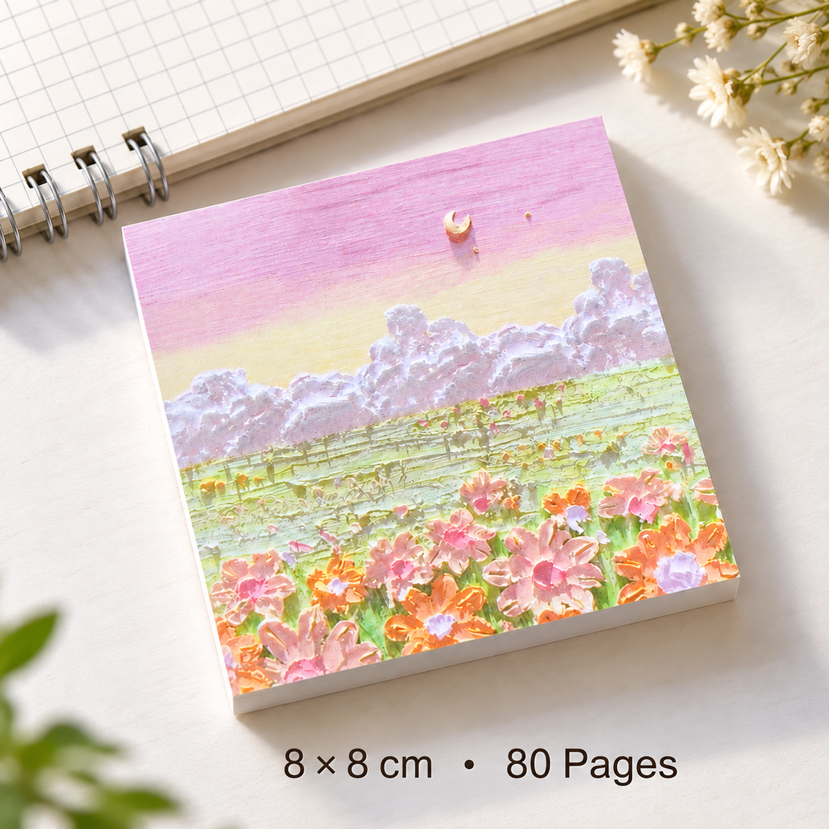 Oil-Painting Style Sticky Notes – 80 Pages 4