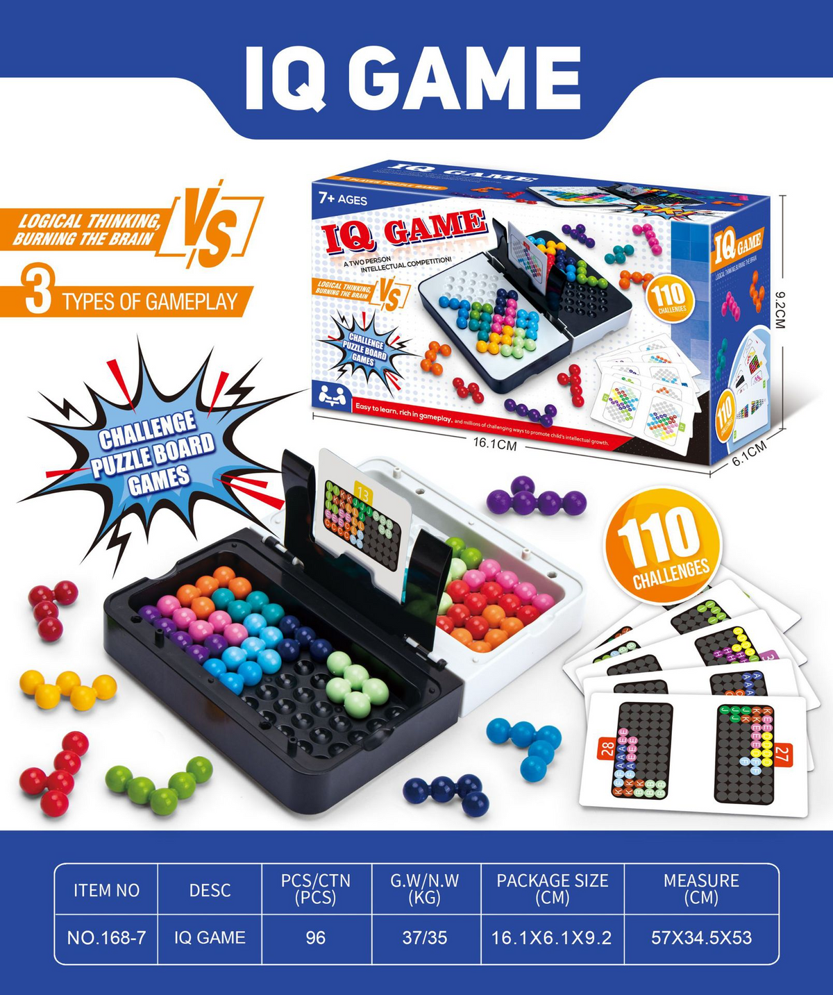 2-Player IQ Ball Board Game 2
