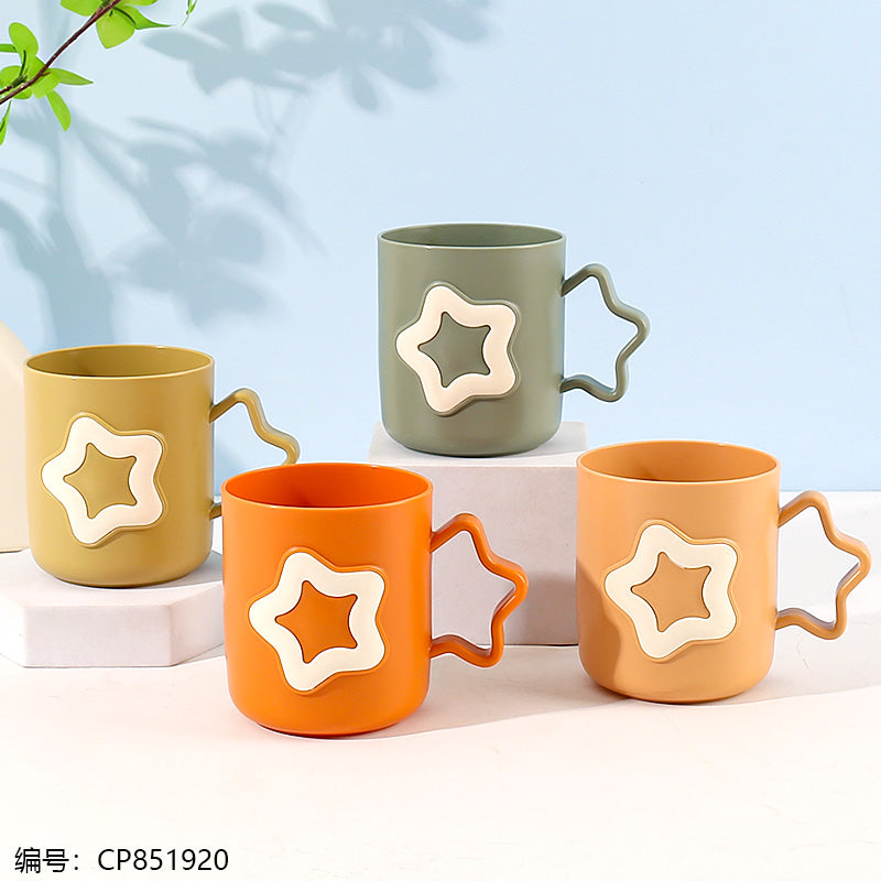 Plastic Star Mugs, 8oz, Multicolor 2