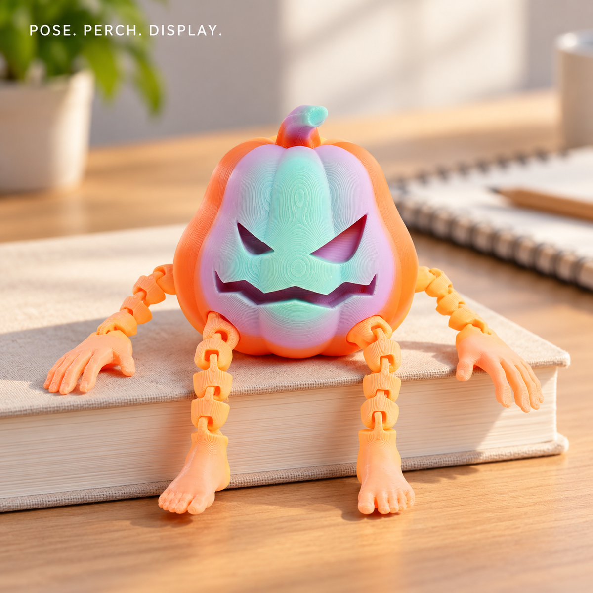 3D-Printed Articulated Pumpkin Figure 6