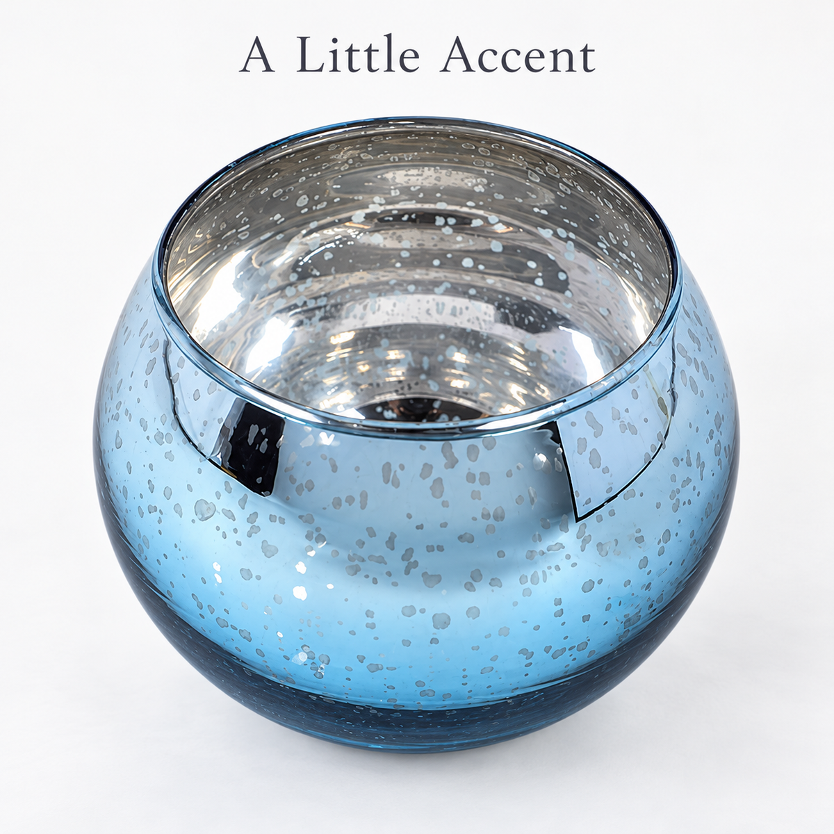 Speckled Glass Candle Holder 6