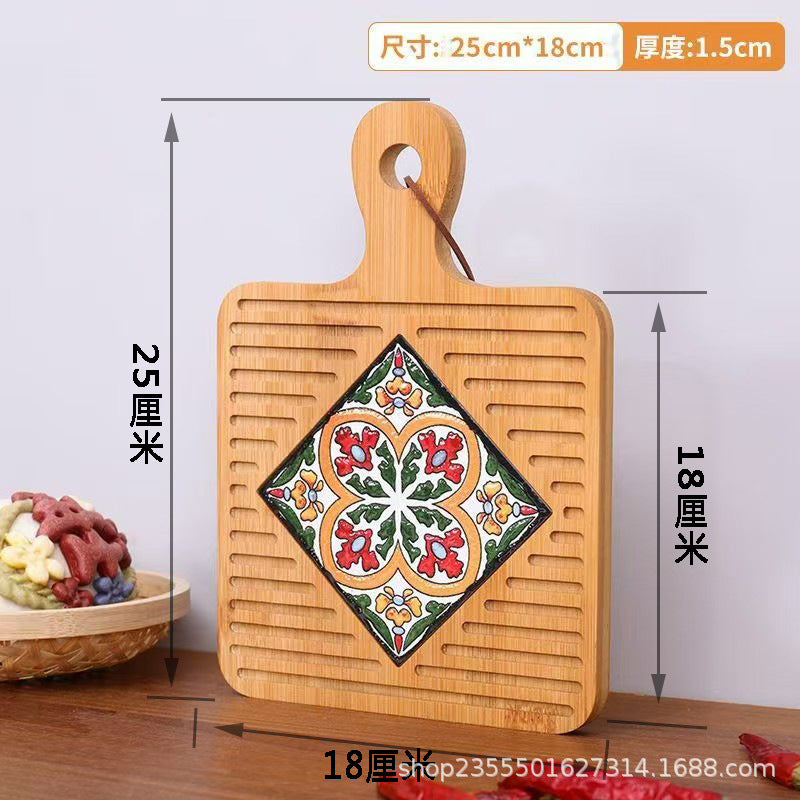 Large Retro Handheld Trivet 2