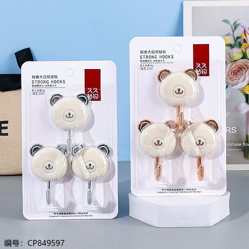 Adorable Bear Hooks, 3-Pack, 2