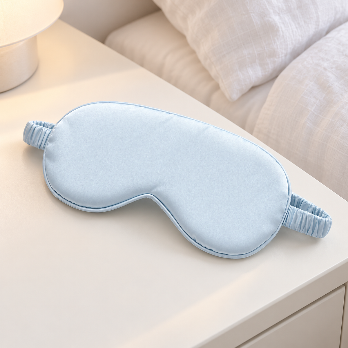 Solid-Colour Eye Mask with Elastic Strap 3