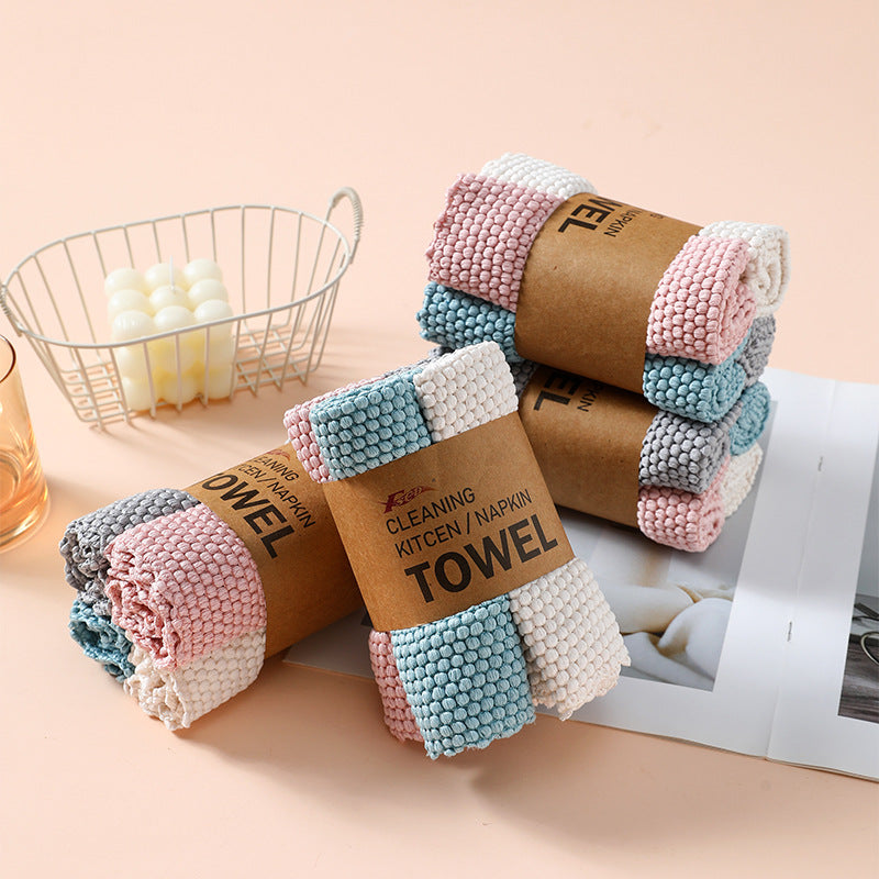 Bubble Weave Dish Towel 4pic