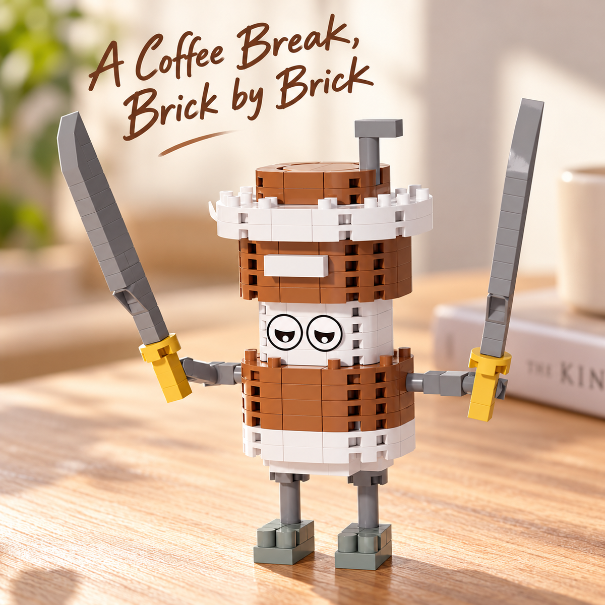 Cappuccino Cup Ninja Building Block Kit – MZ412 2