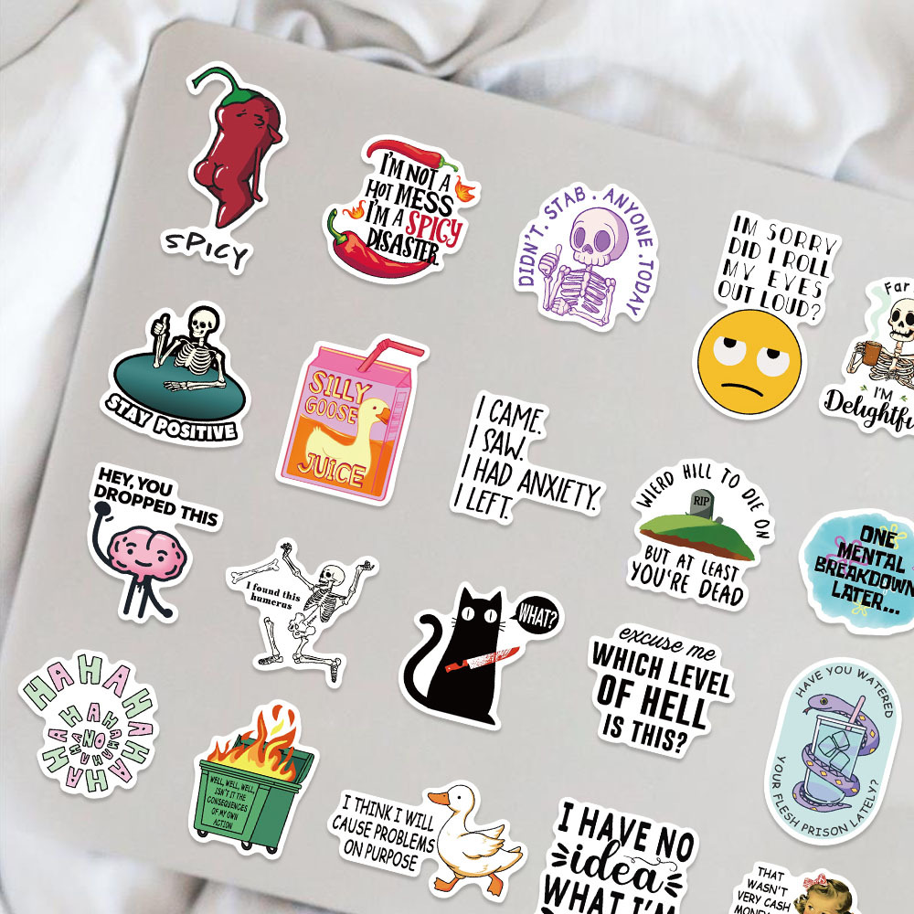 50PCS Funny Sticker Pack