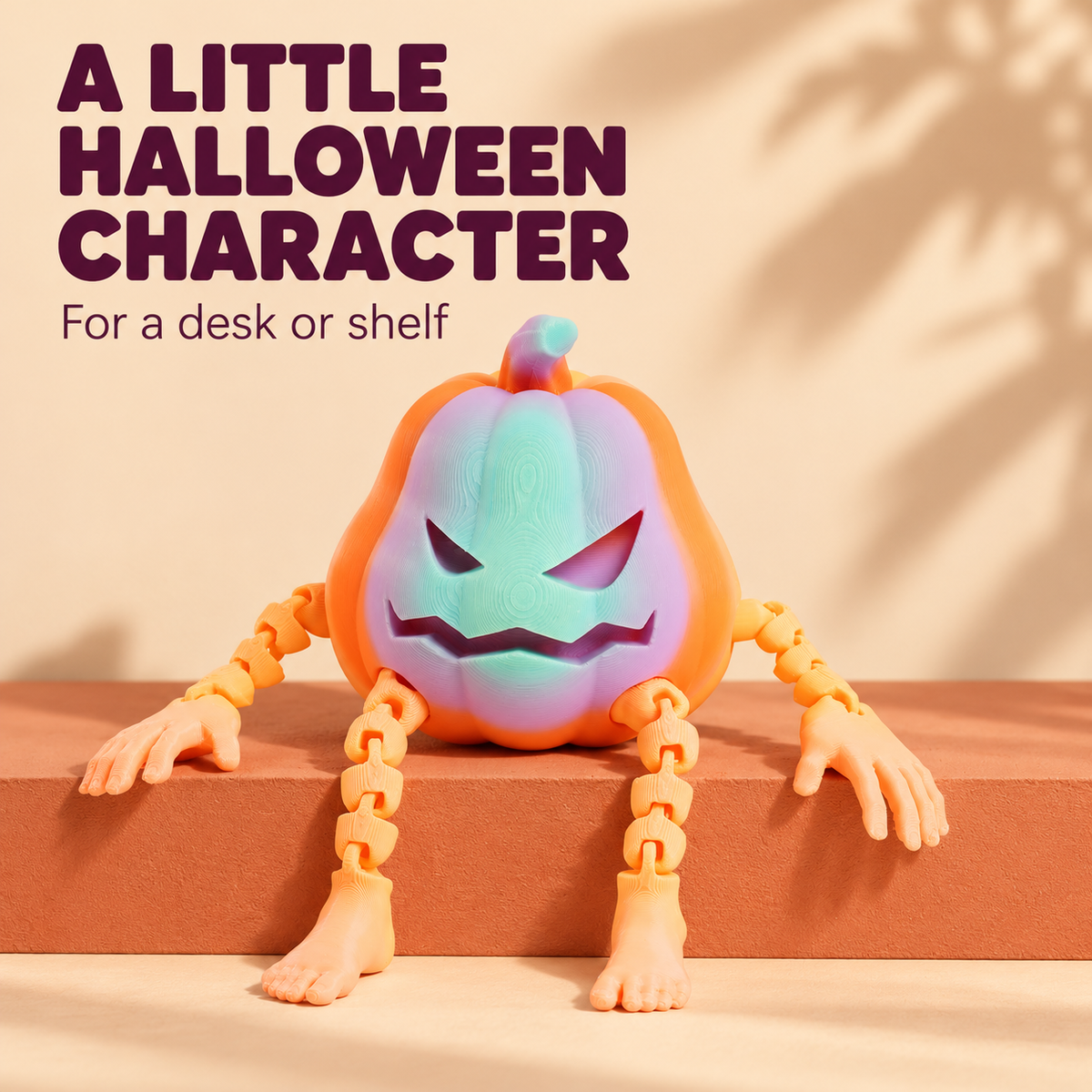 3D-Printed Articulated Pumpkin Figure 5