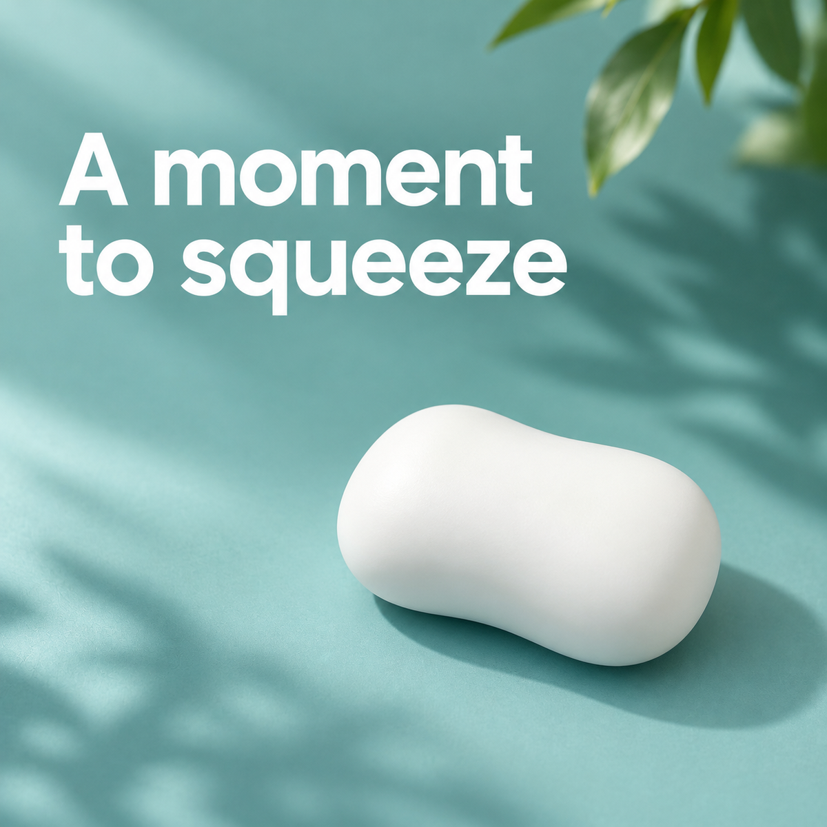 White Bar Sensory Squeeze Toy — editorial
