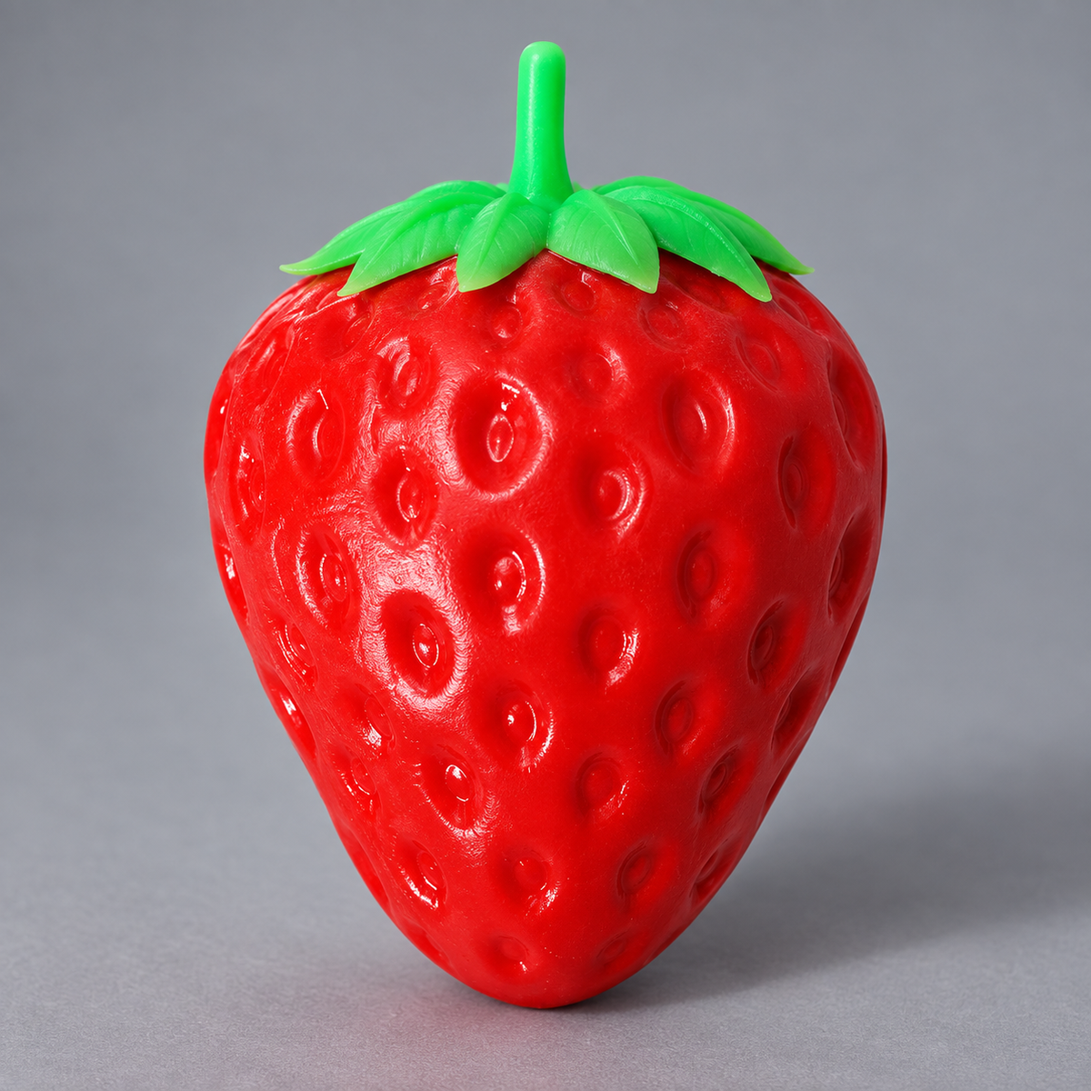 Pointed-Leaf Strawberry Tactile Toy — detail