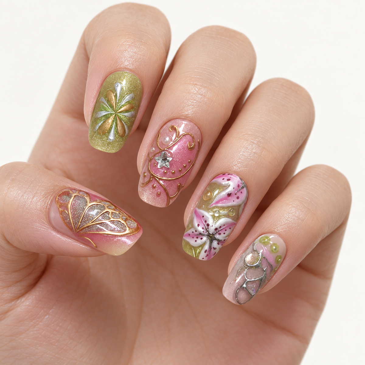 Mirror Bloom Butterfly Dream Cat Eye Press On Nail Set · mproduct-b3a613b1c520356dcfdc