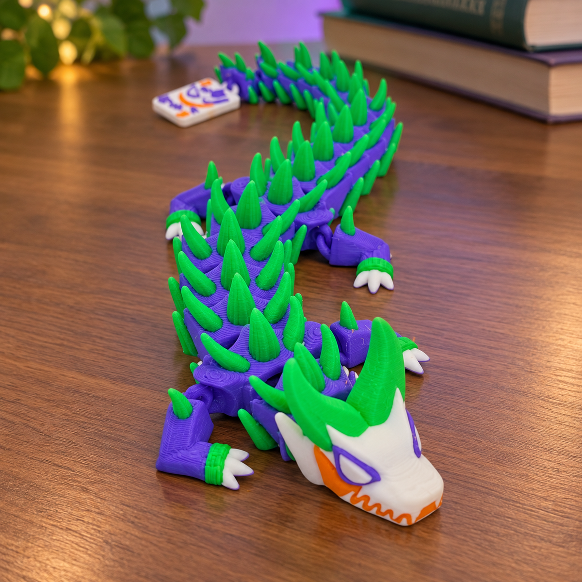 3D-Printed Articulated Dragon Figure 3