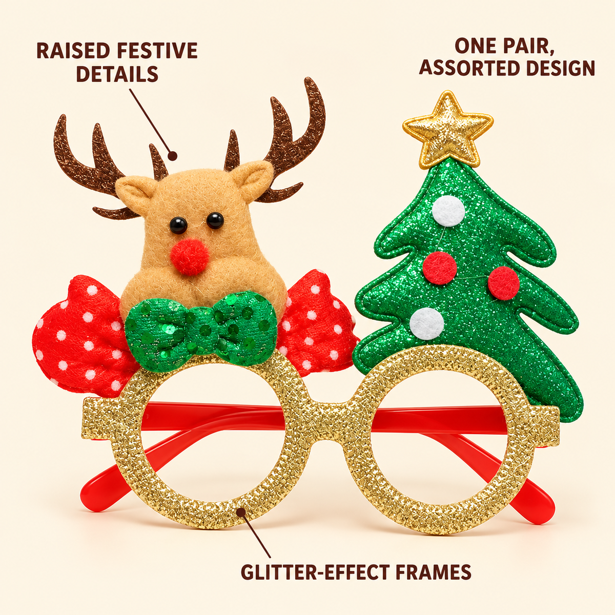 Christmas Party Glasses – 14 Selectable Festive Designs 8