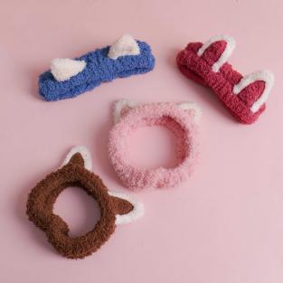 Two-Tone Cat Ear Headband - Mixed Color 1