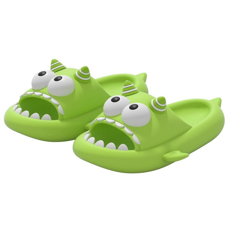 Cartoon Monster Foam Cloud Slides