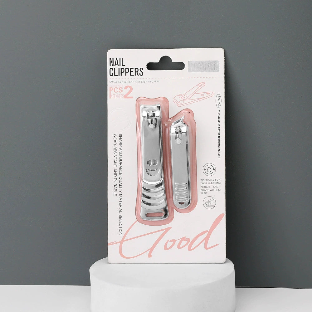 Slanted and Straight Edge Nail Clipper Set