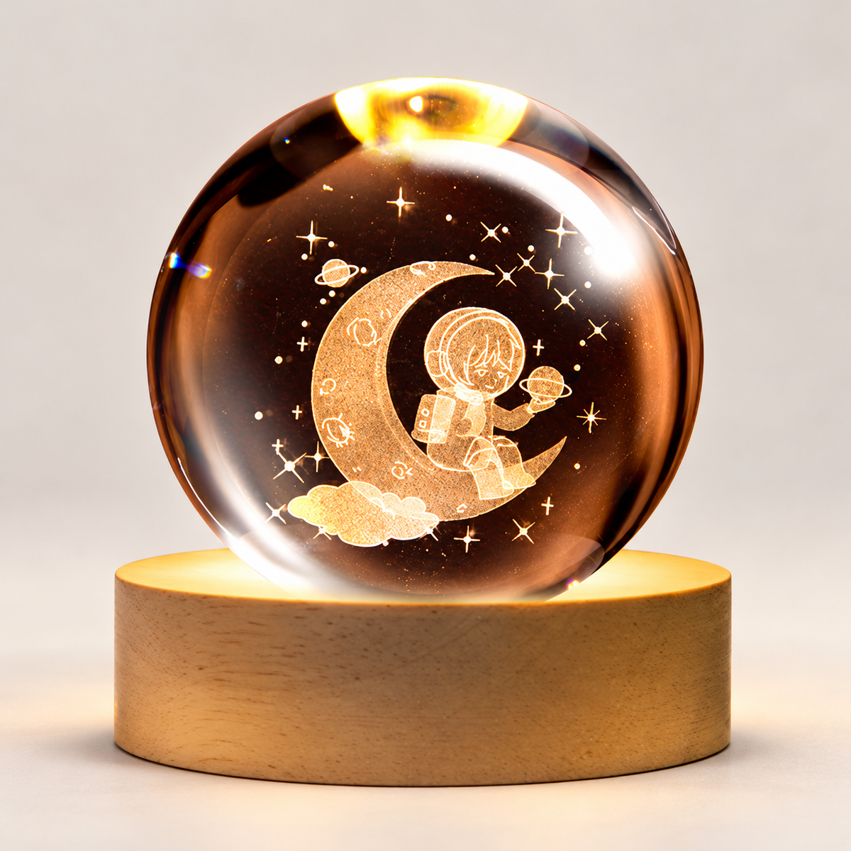 Moon Figure Ball Night Light 2