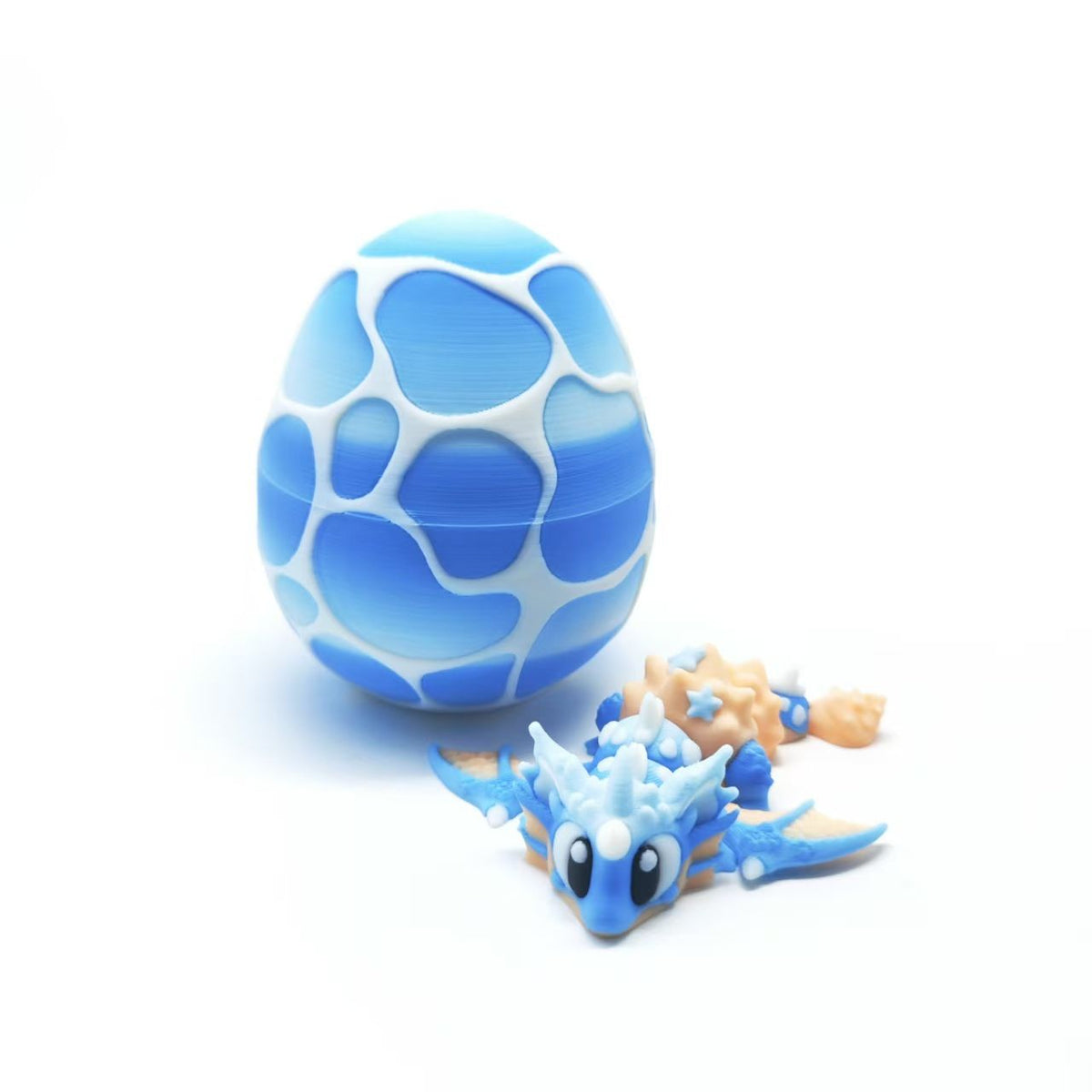 Dragon Egg with Articulated Flying Baby Dragon