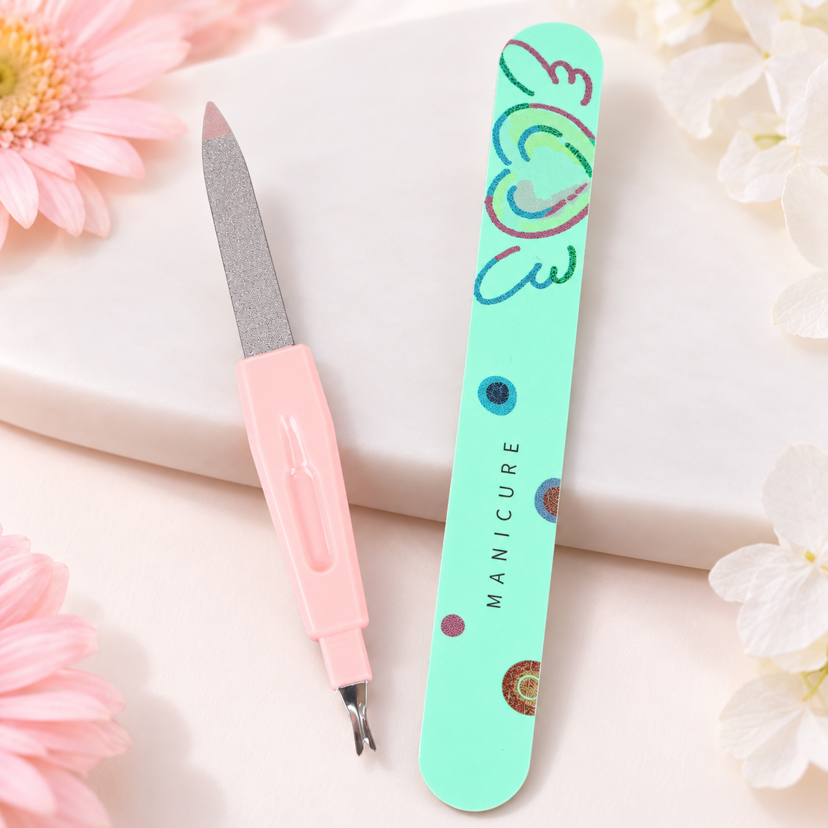 2-Piece Nail File and Cuticle Care Set 4