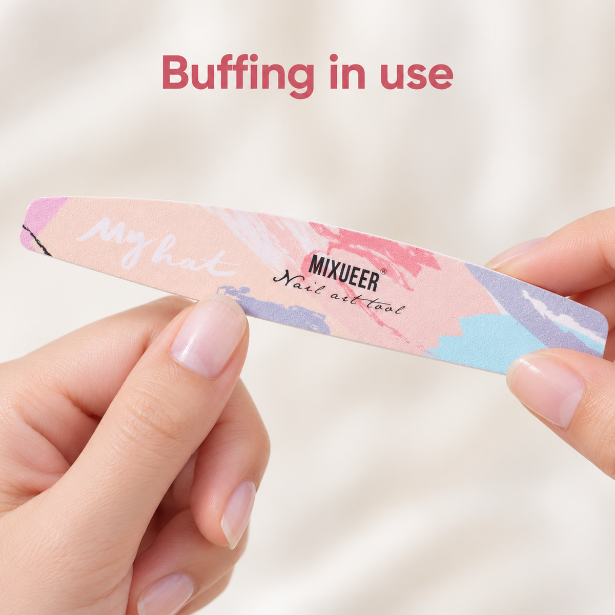 MIXUEER Printed Nail Files, 2-Pack 6