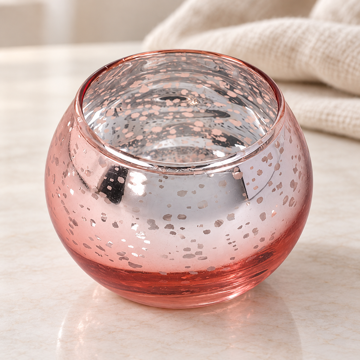Speckled Glass Candle Holder 3