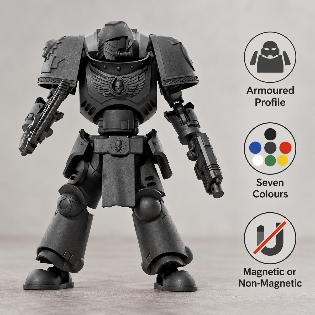 Armoured Figure Model Kit – Seven Colours 8