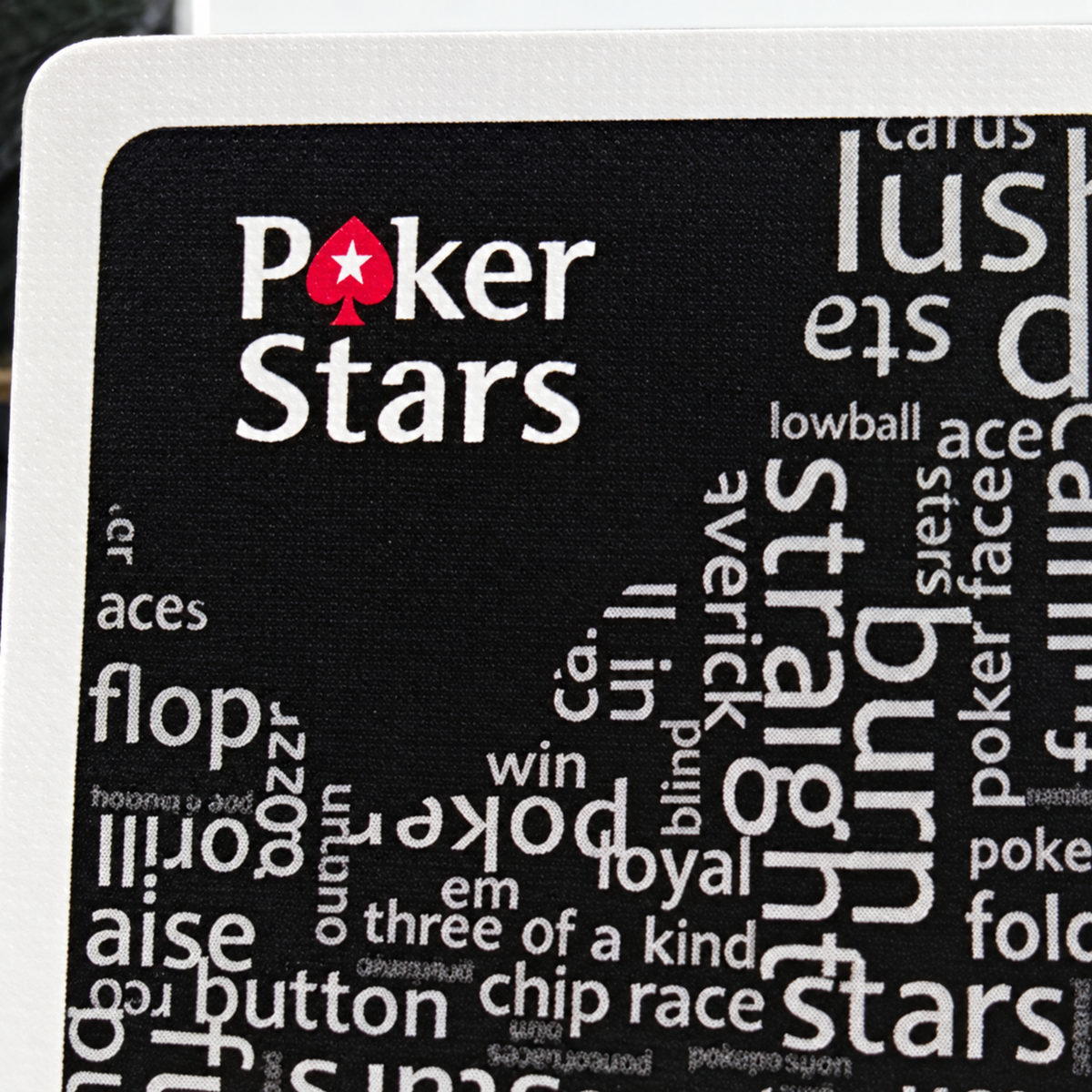 Poker Stars Plastic Playing Cards – Red or Black 5