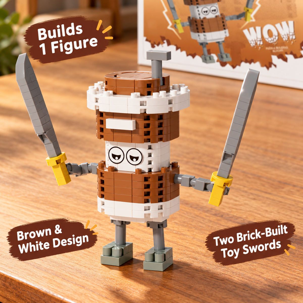 Cappuccino Cup Ninja Building Block Kit – MZ412 7