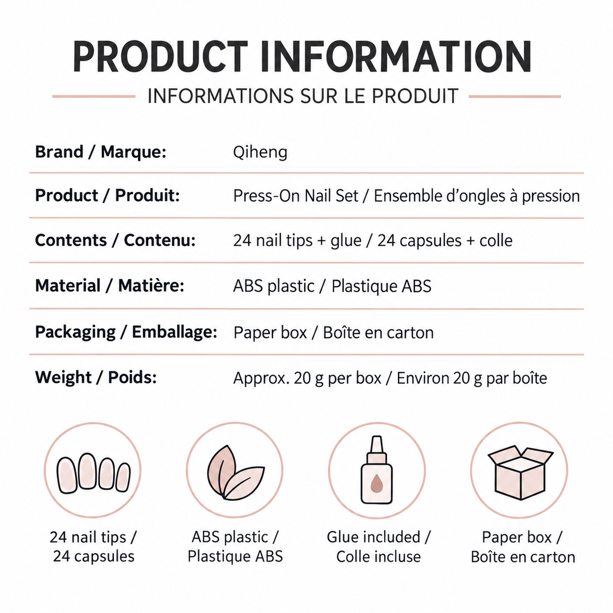 Gilded Star Cherry French Press On Nail Set image 10