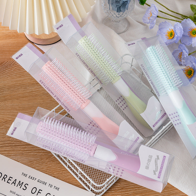 Colorful Round Hair Brush