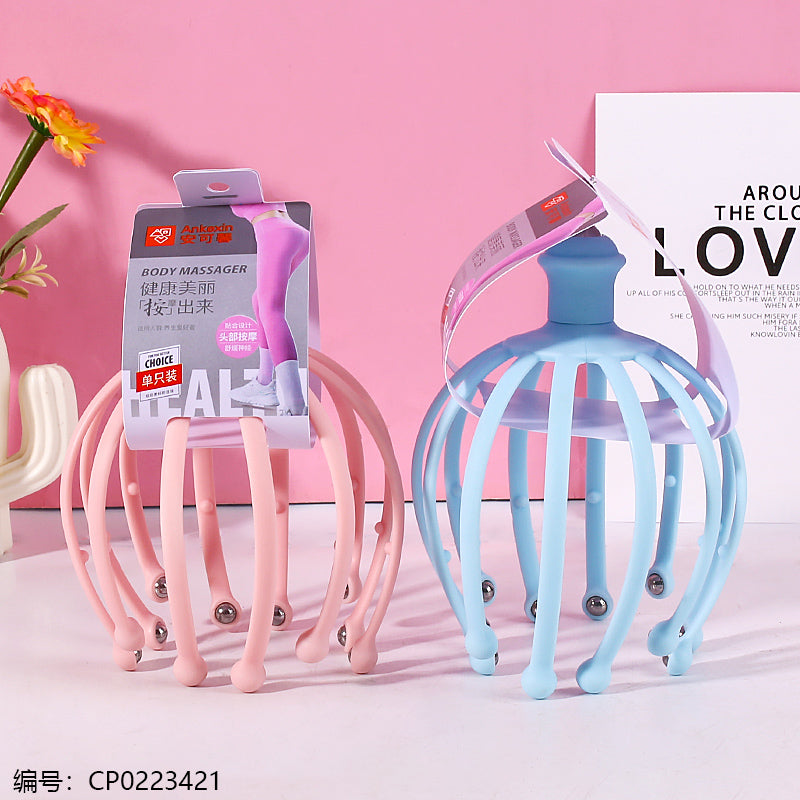 Pink/Blue Plastic Ball Head Massager 2