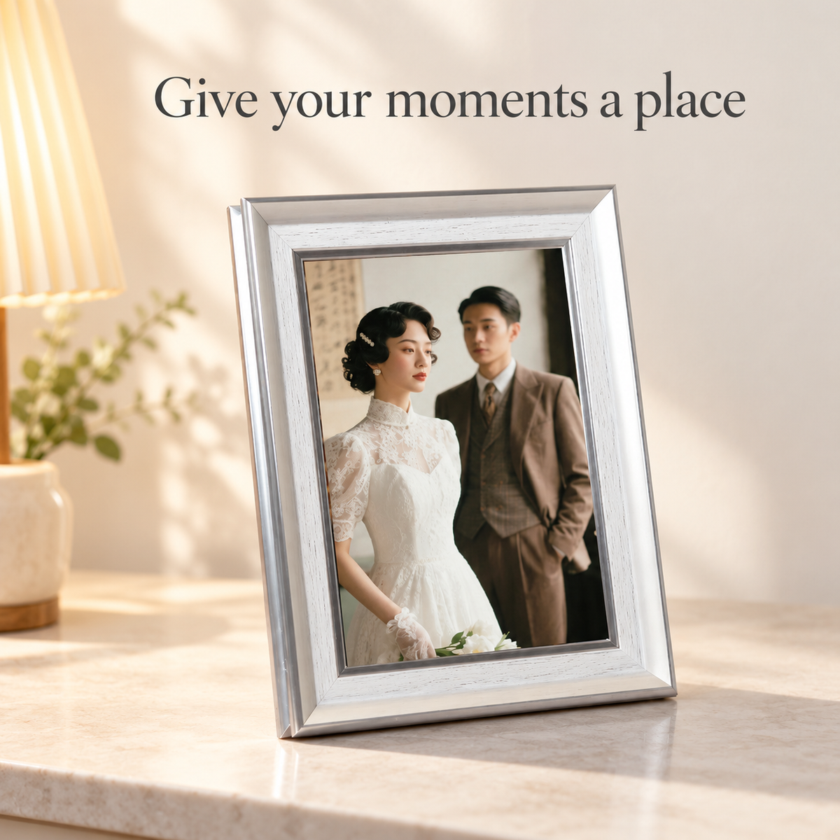 6-Inch Two-Tone Tabletop Photo Frame 6