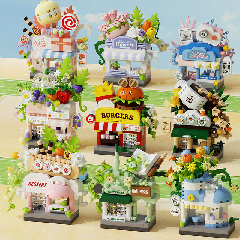 Street Scene Store Building Blocks