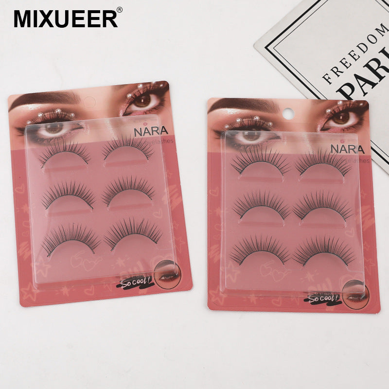 3-Pack Volumized and Fluffy False Eyelashes
