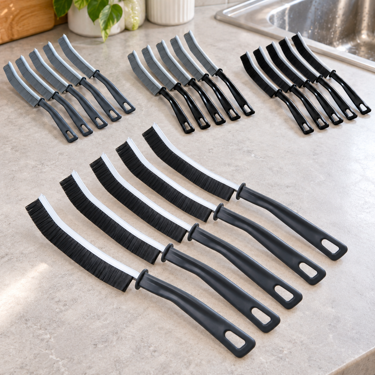 5-Pack Curved Crevice Cleaning Brushes