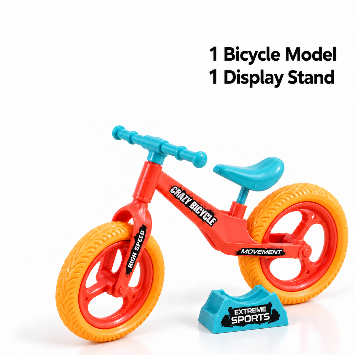 Boxed Bicycle Building Brick Set 4