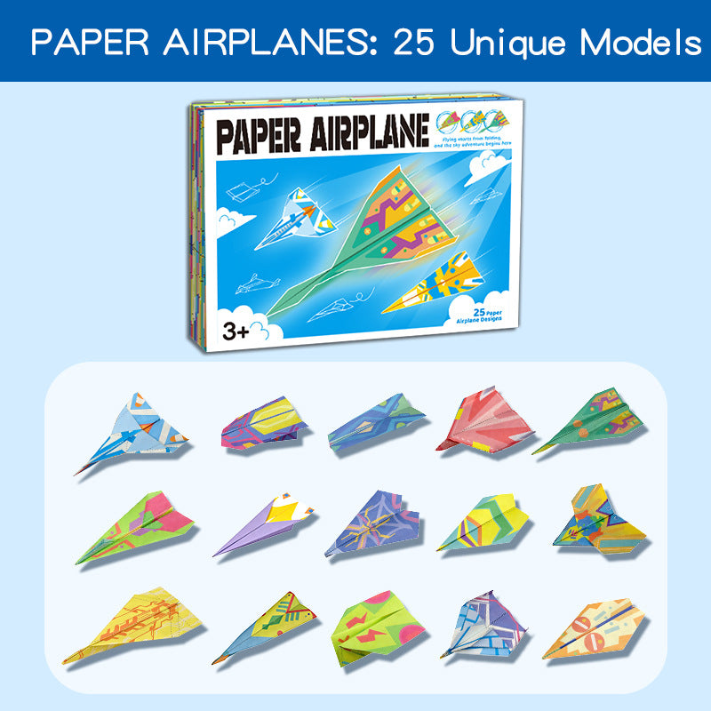 Paper Airplane Folding Sheets