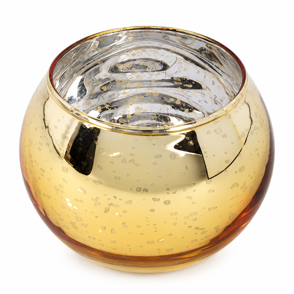Speckled Glass Candle Holder 2