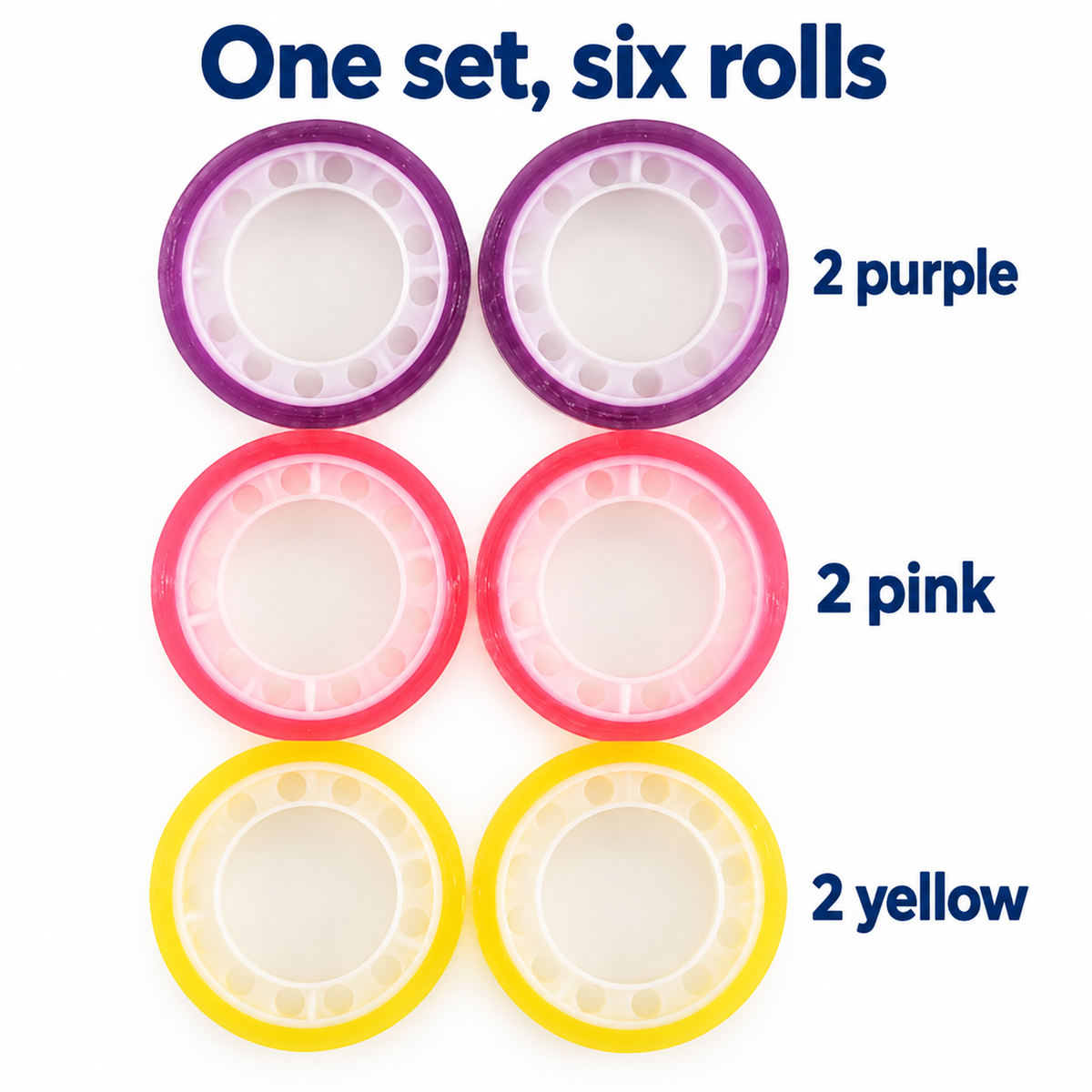 Coloured Tape Set, 6 Rolls 3