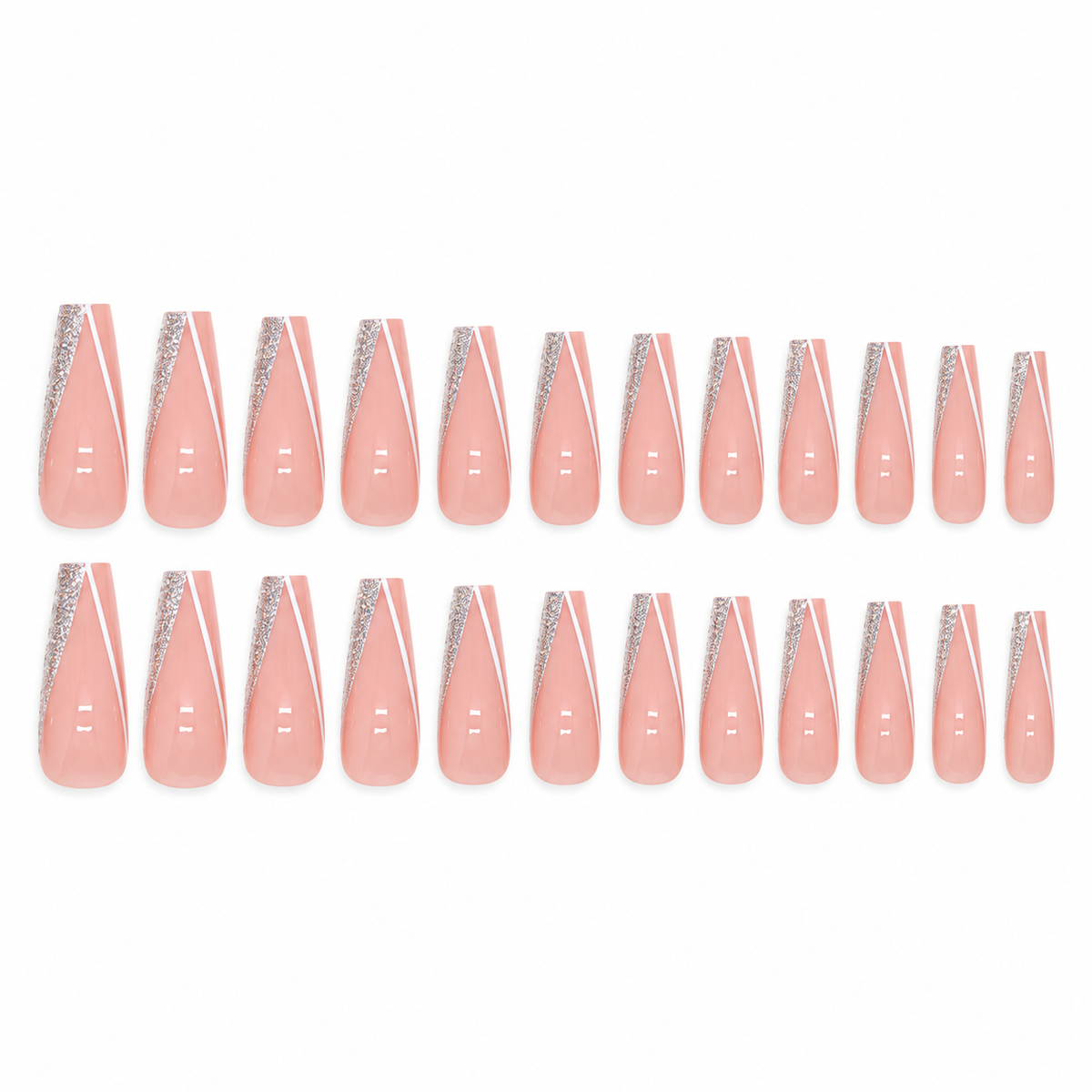 French Galaxy Sparkle Ballerina Press On Nail Set · mproduct-aa11512c99c048ea2b09