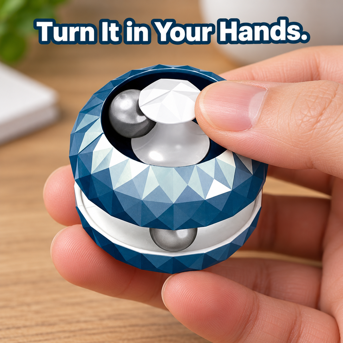 Bead Orbit Fidget Spinner – Two-Tone Colours 7