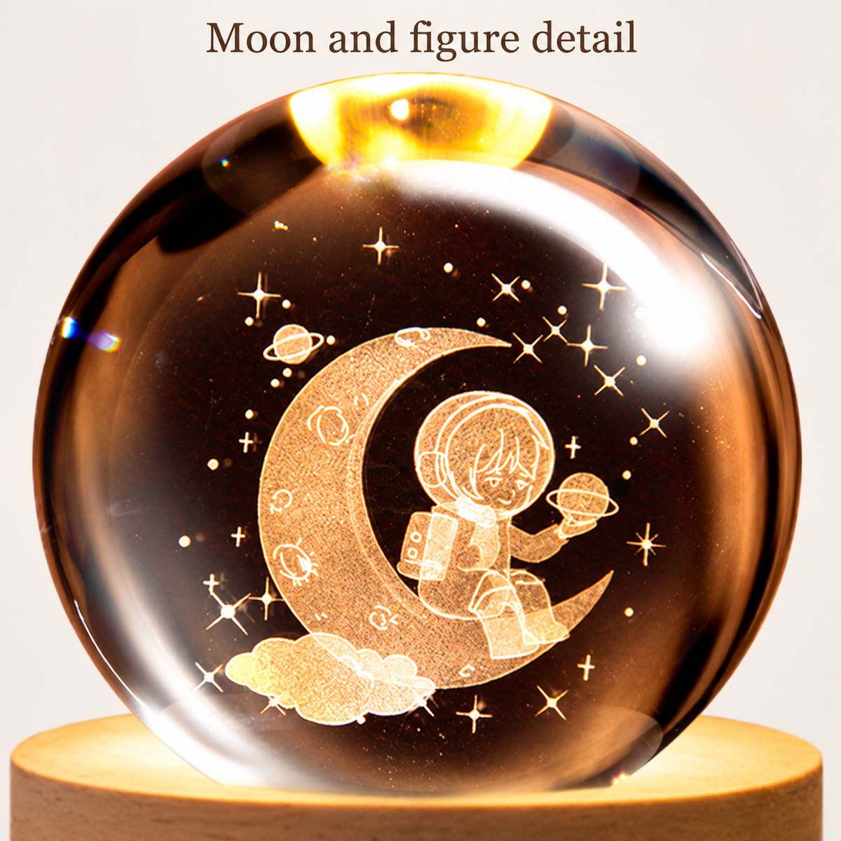 Moon Figure Ball Night Light 5