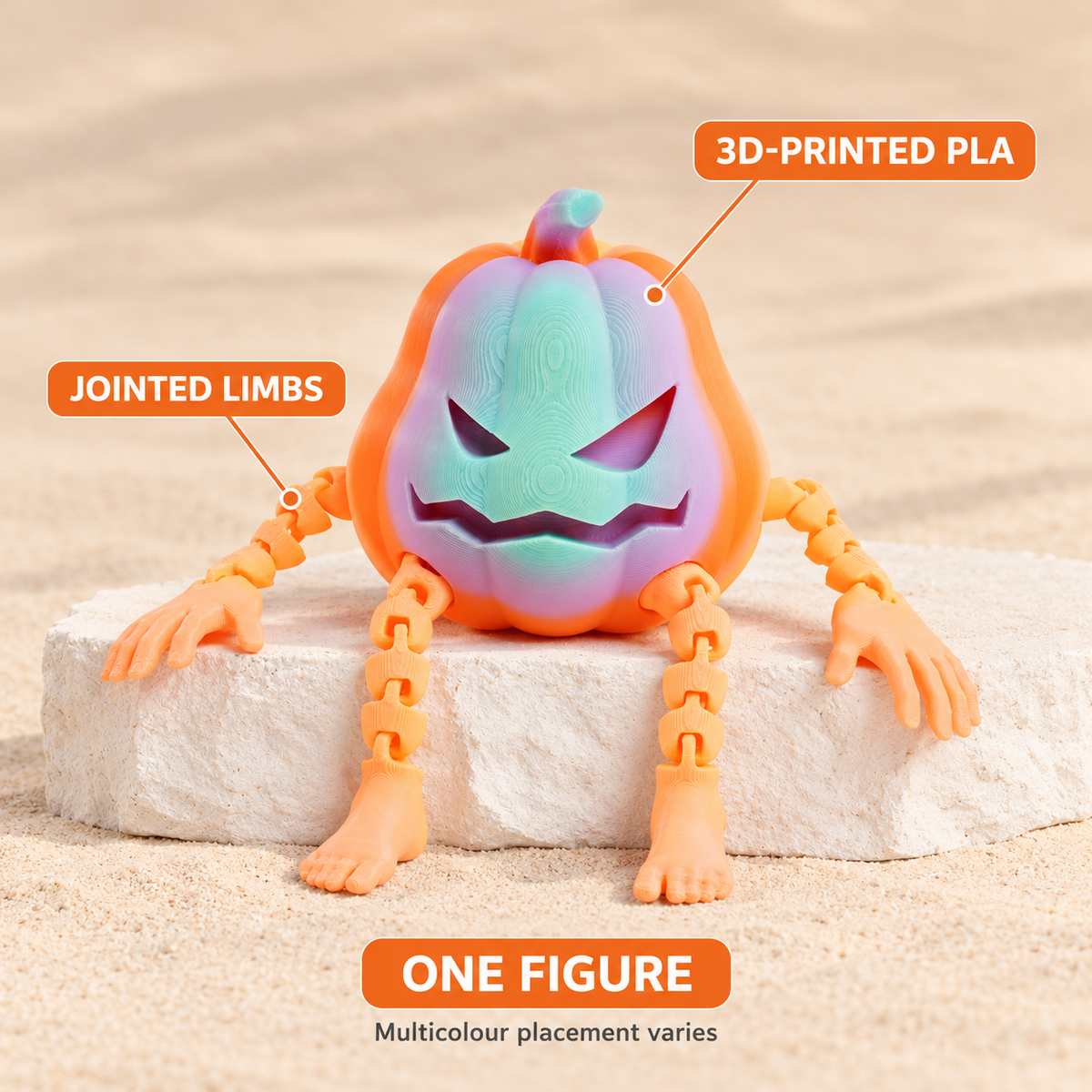 3D-Printed Articulated Pumpkin Figure 7