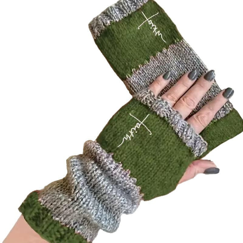 Bird Embroidery Design Women's Winter Gloves 2