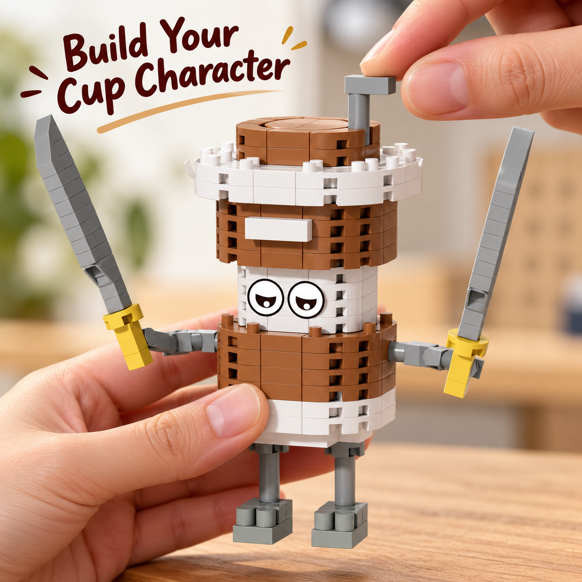 Cappuccino Cup Ninja Building Block Kit – MZ412 6