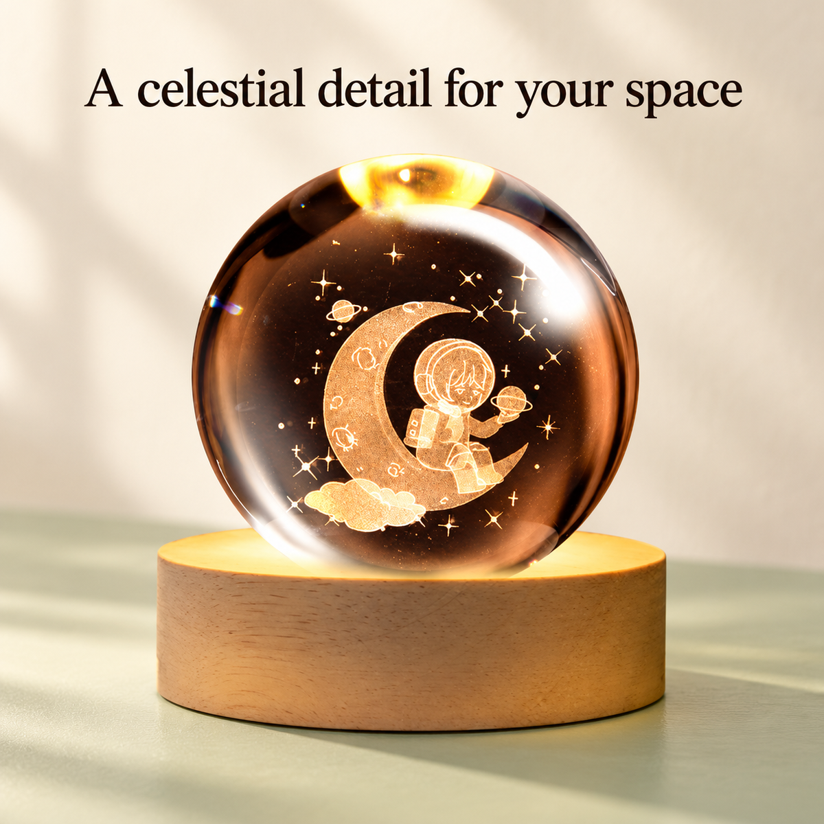Moon Figure Ball Night Light 6
